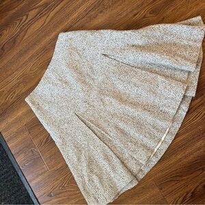 CLUB MONACO cotton grey pleated skirt (US 0)